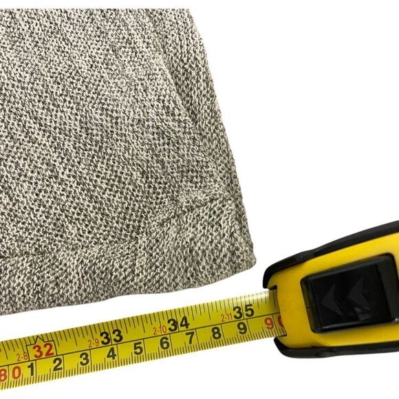 Massimo Dutti Womens Co-Ord Midi Skirt Melange Detail M Brown Ecru 5207/532 NWT - Picture 7 of 7